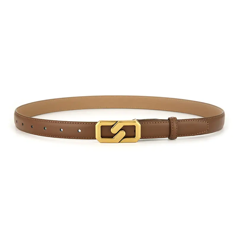 Women Brown Genuine Leather Belt Summer Wear - Image 13
