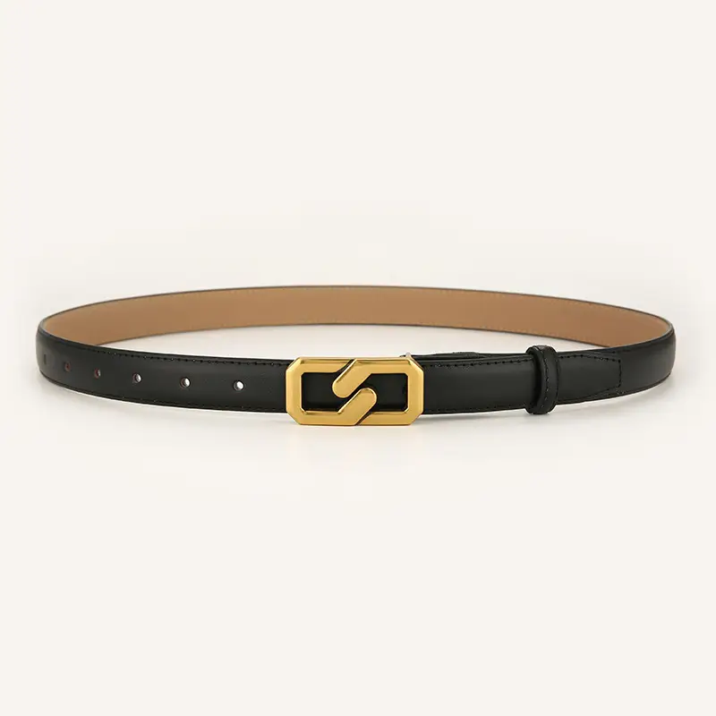 Women Brown Genuine Leather Belt Summer Wear - Image 2