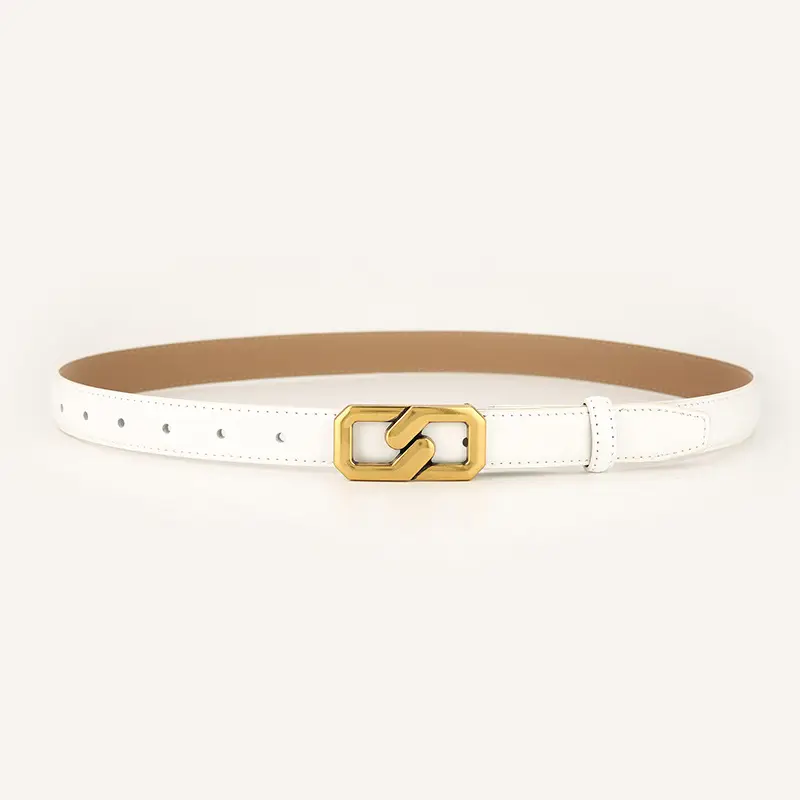 Women Brown Genuine Leather Belt Summer Wear - Image 4