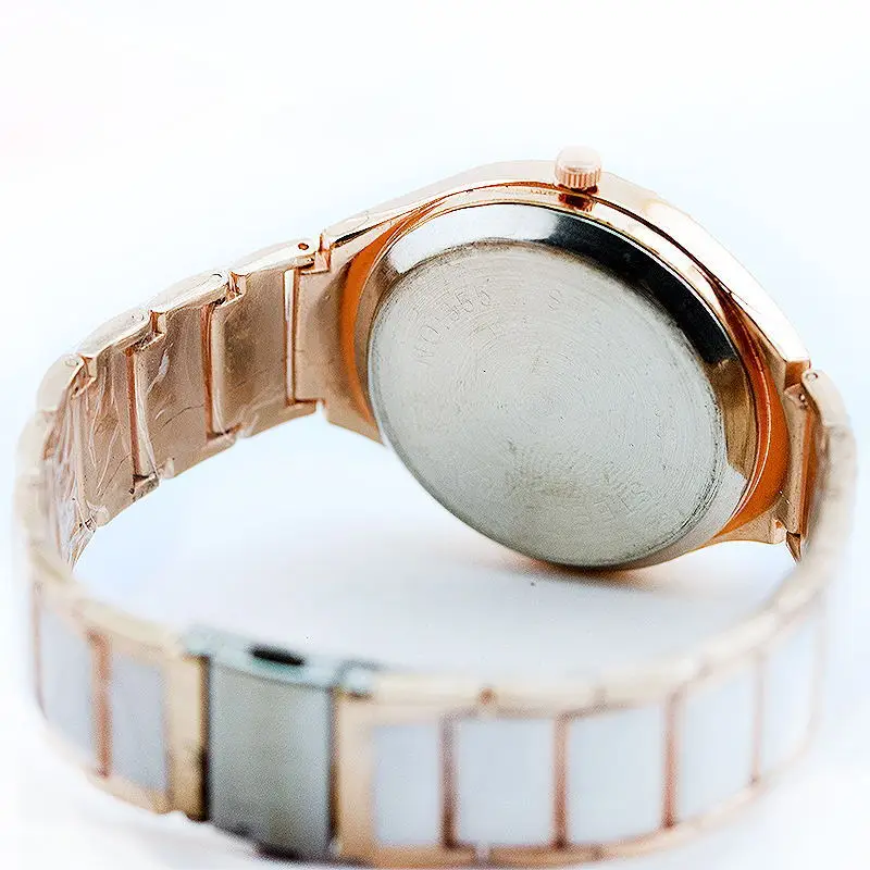 Women's Rose Gold Skeleton Watch with Large Dial — feature 4