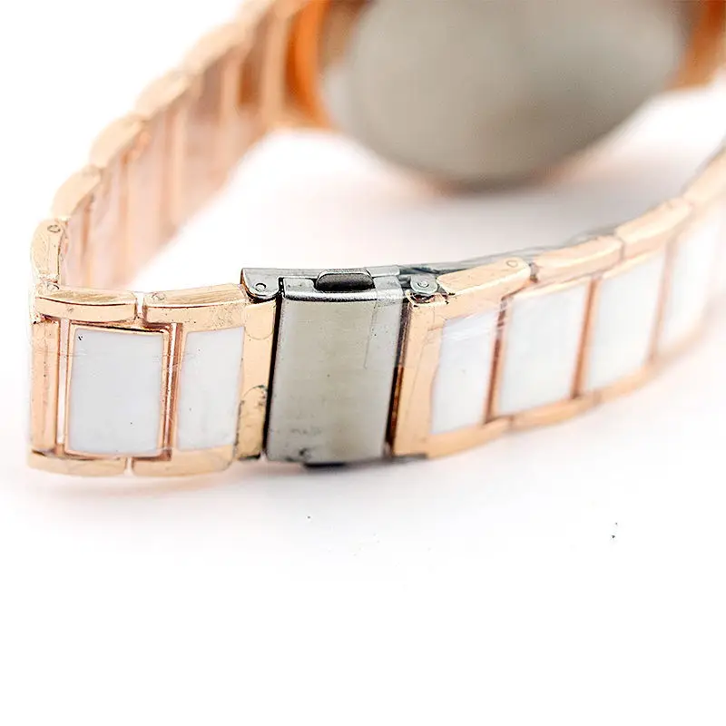 Women's Rose Gold Skeleton Watch with Large Dial — feature 5