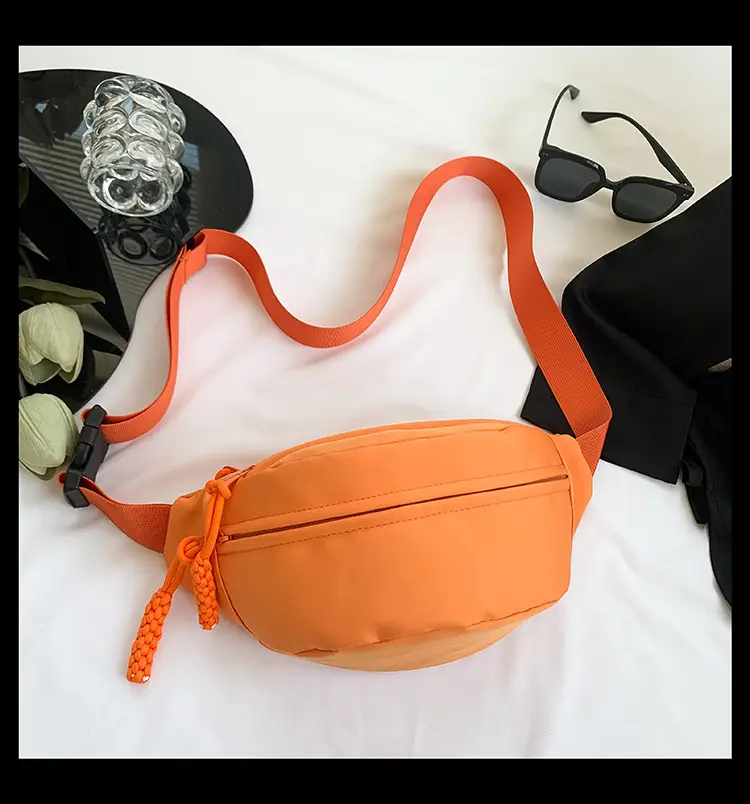 Women's Orange Canvas Crossbody Bag Large Capacity — feature 19