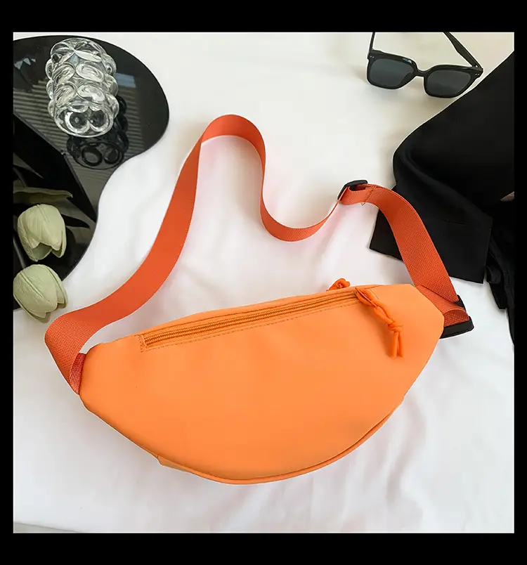 Women's Orange Canvas Crossbody Bag Large Capacity — feature 20