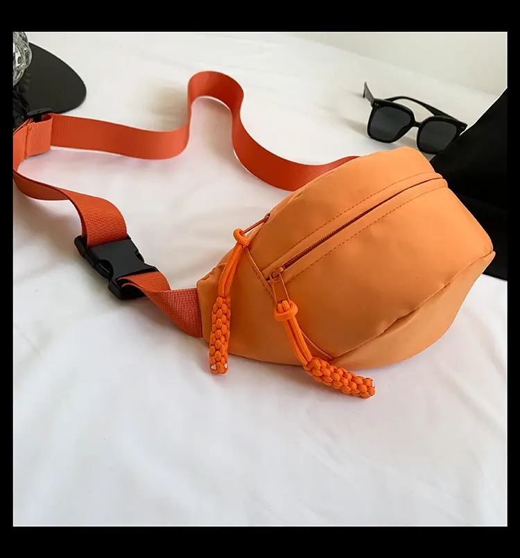 Women's Orange Canvas Crossbody Bag Large Capacity — feature 21