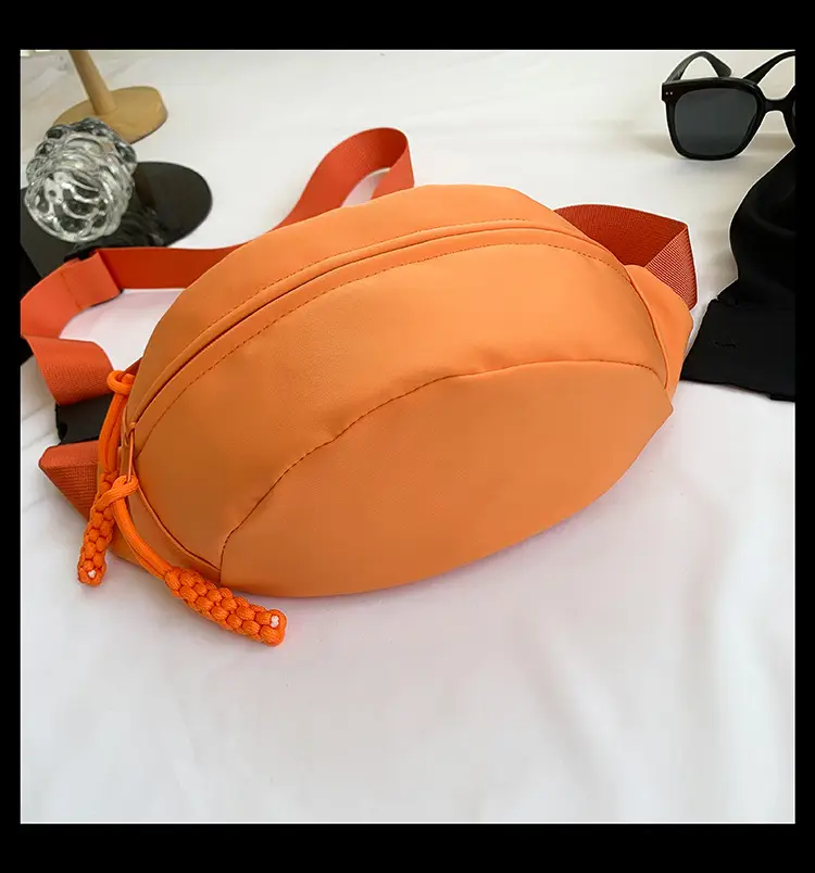 Women's Orange Canvas Crossbody Bag Large Capacity — feature 22