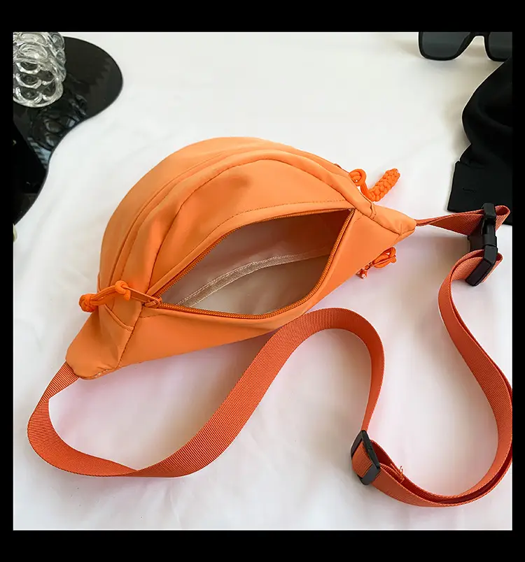 Women's Orange Canvas Crossbody Bag Large Capacity — feature 23