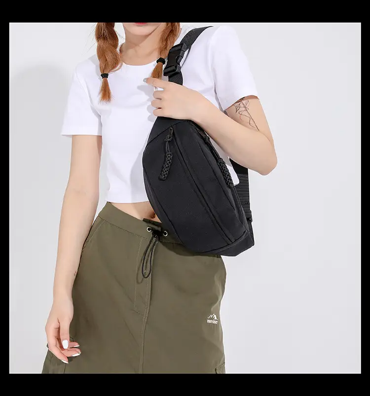 Women's Orange Canvas Crossbody Bag Large Capacity — feature 9