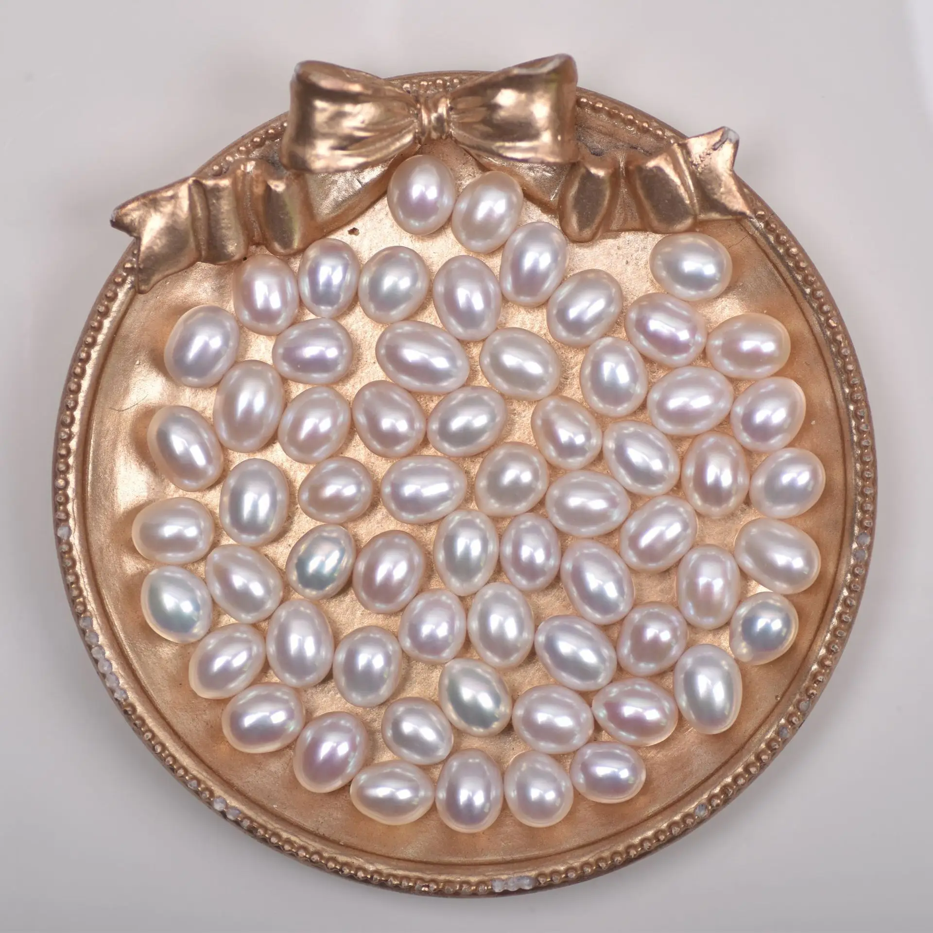 Natural Freshwater Pearls Half-Hole Rice Beads — feature 2