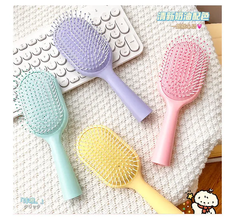 Women's Air Cushion Hair Brush Lavender — feature 10
