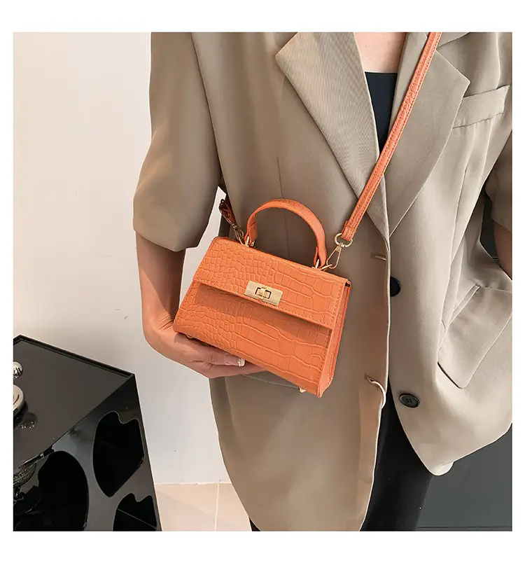 Retro Style Single Shoulder Small Bag 2025 New Trendy This Year's Trendy Fashionable Simple Small Square Bag for Women — feature 13