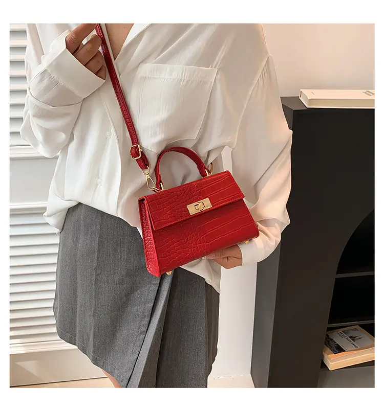Retro Style Single Shoulder Small Bag 2025 New Trendy This Year's Trendy Fashionable Simple Small Square Bag for Women — feature 15