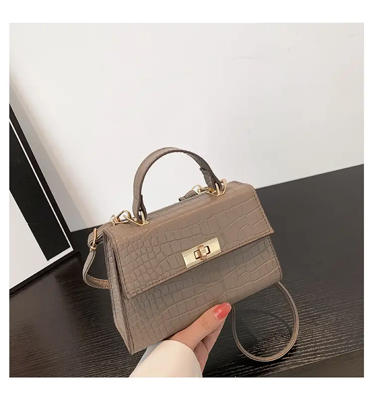 Retro Style Single Shoulder Small Bag 2025 New Trendy This Year's Trendy Fashionable Simple Small Square Bag for Women — feature 20