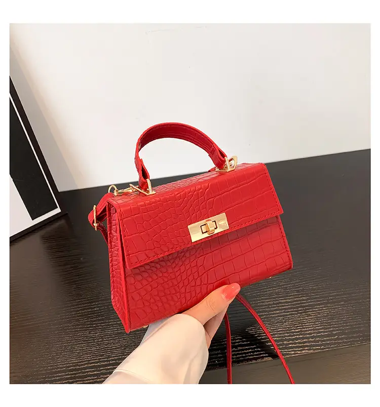 Retro Style Single Shoulder Small Bag 2025 New Trendy This Year's Trendy Fashionable Simple Small Square Bag for Women — feature 22