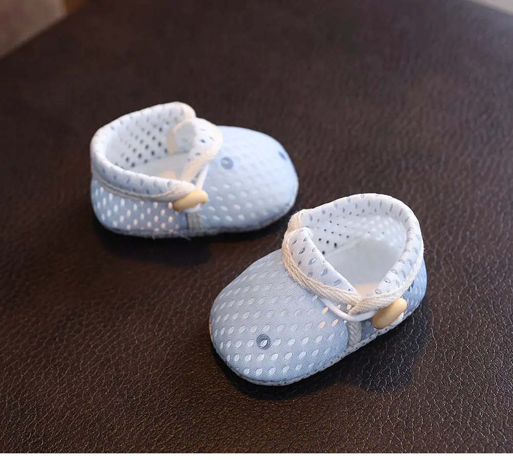 White Mesh Toddler Sandals with Non-Slip Sole — feature 22