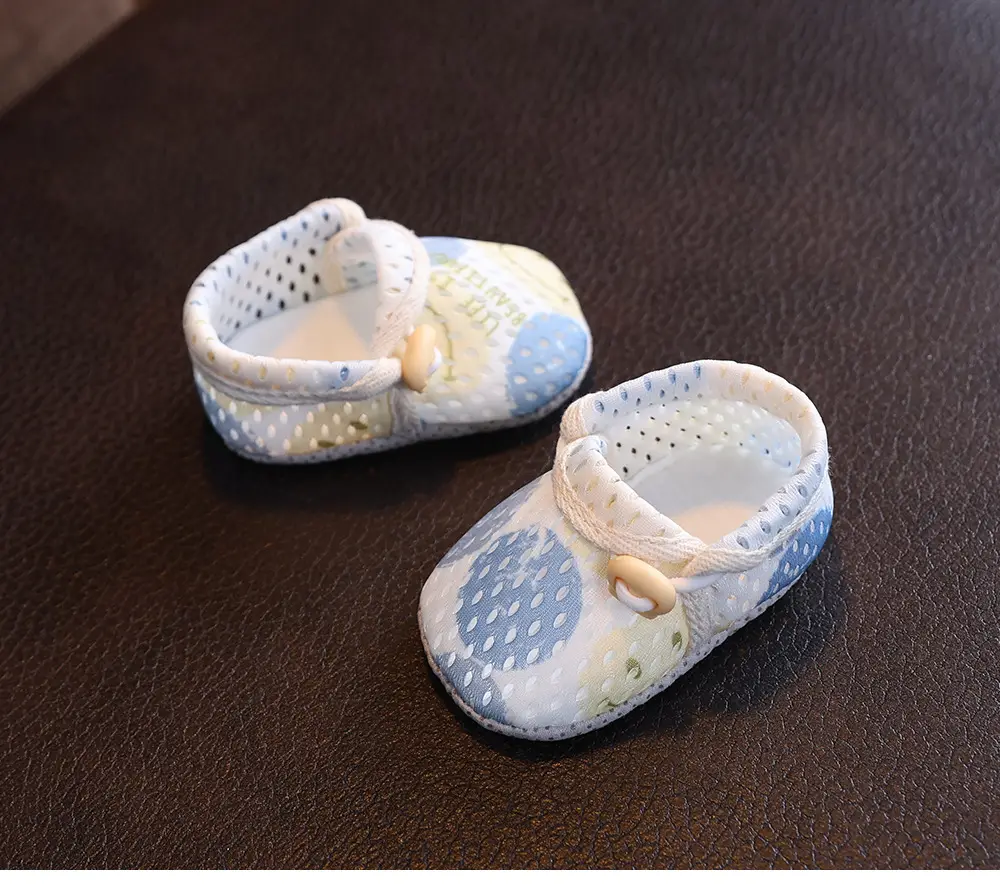 White Mesh Toddler Sandals with Non-Slip Sole — feature 23