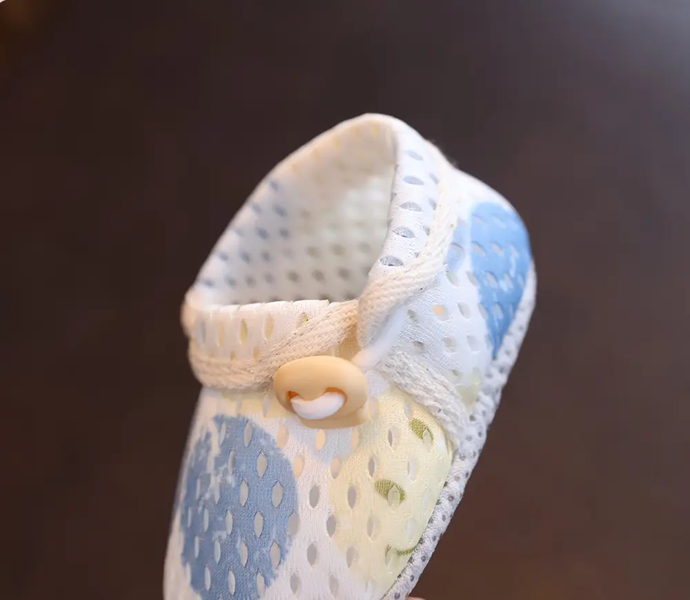 White Mesh Toddler Sandals with Non-Slip Sole — feature 25