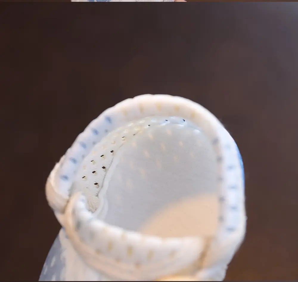 White Mesh Toddler Sandals with Non-Slip Sole — feature 26