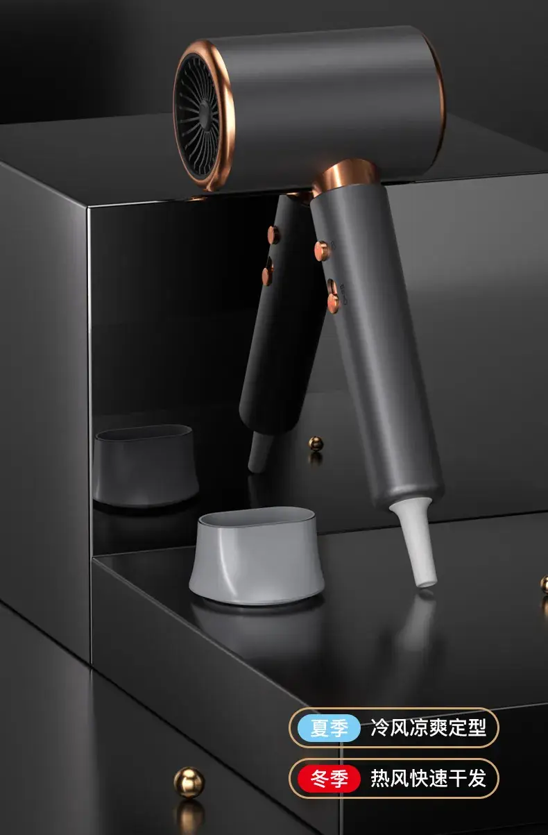 High Power Hair Dryer with Blue Light & 5 Speed Control — feature 15