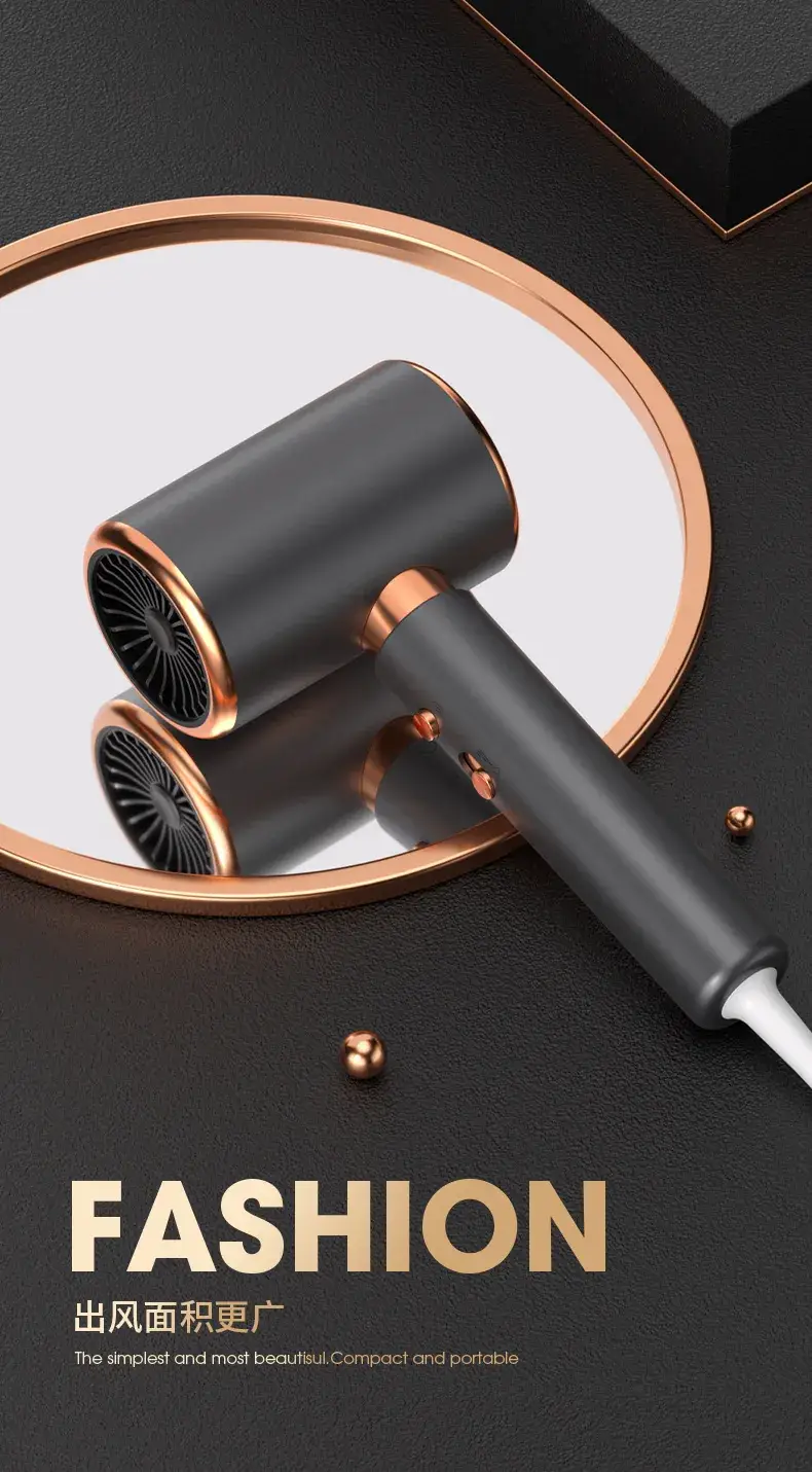 High Power Hair Dryer with Blue Light & 5 Speed Control — feature 8