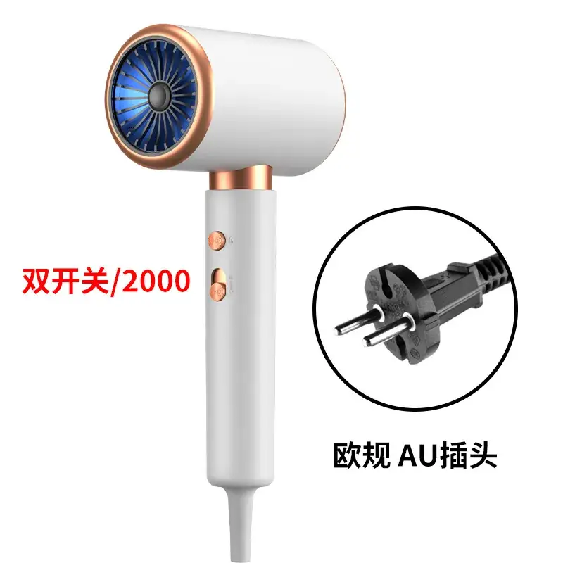 High Power Hair Dryer with Blue Light & 5 Speed Control - Image 5