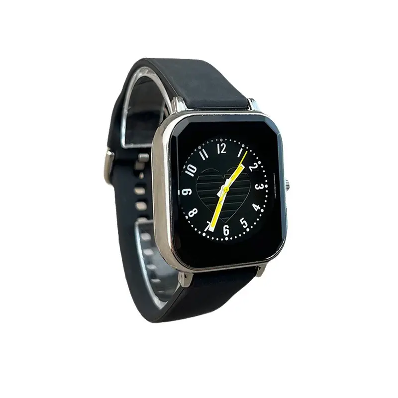 New ladies square skin feeling silicone strap watch simple fashion casual quartz watch manufacturers wholesale trade