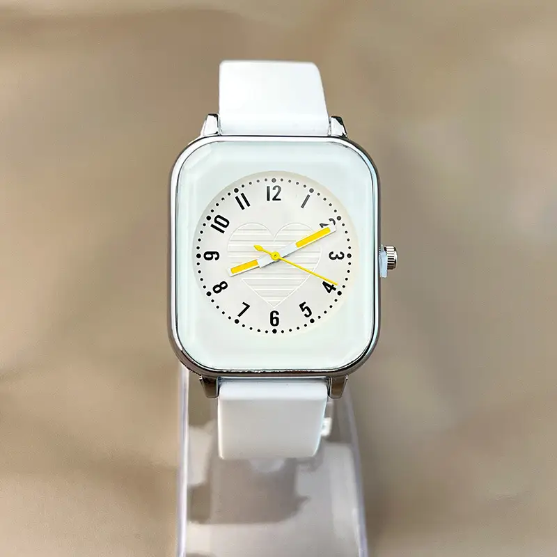 New ladies square skin feeling silicone strap watch simple fashion casual quartz watch manufacturers wholesale trade — feature 15