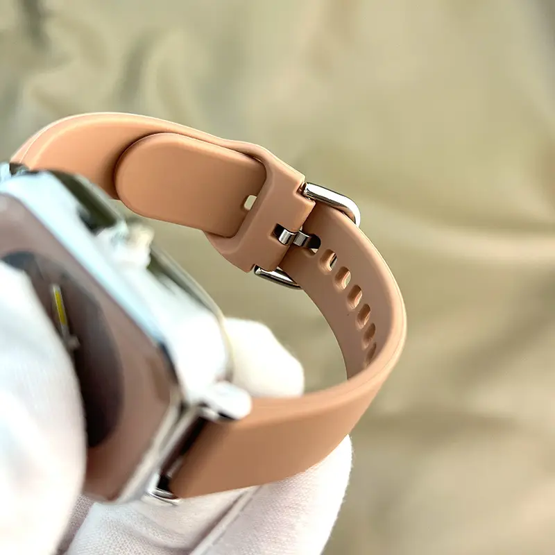 New ladies square skin feeling silicone strap watch simple fashion casual quartz watch manufacturers wholesale trade — feature 7