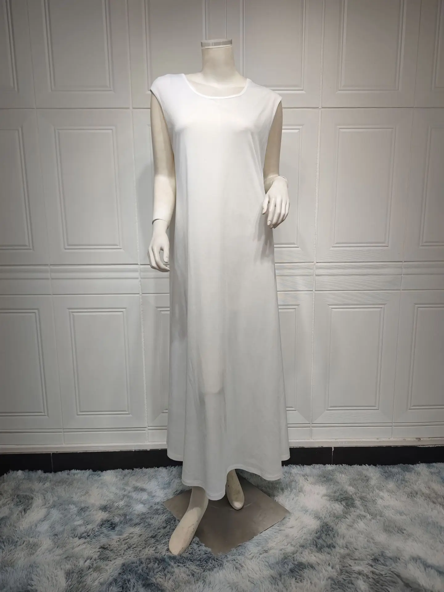 MQ066 Tie-Dye Muslim Cape Abaya Dress - Image 4