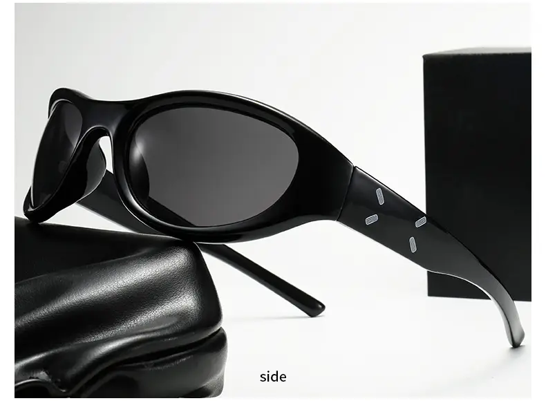 2023 New Y2K Retro Sunglasses Black — feature 14