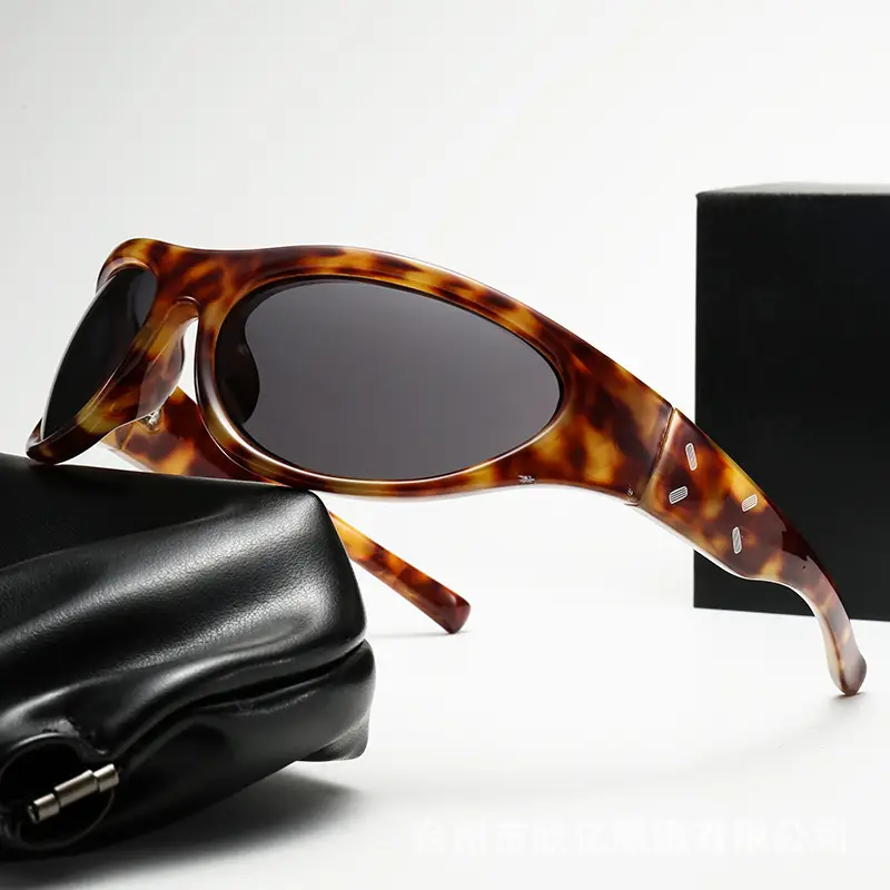 2023 New Y2K Retro Sunglasses Black - Image 5