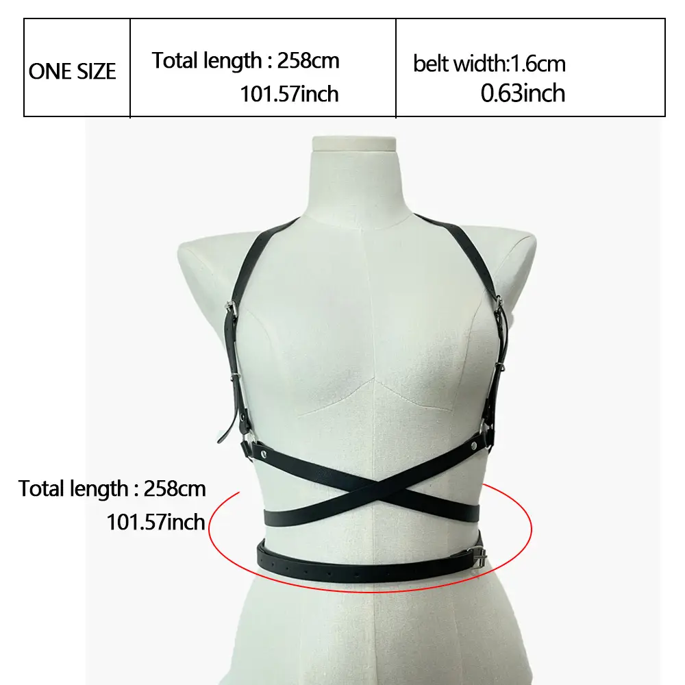 European American Punk Corset Waist Belt Belt
