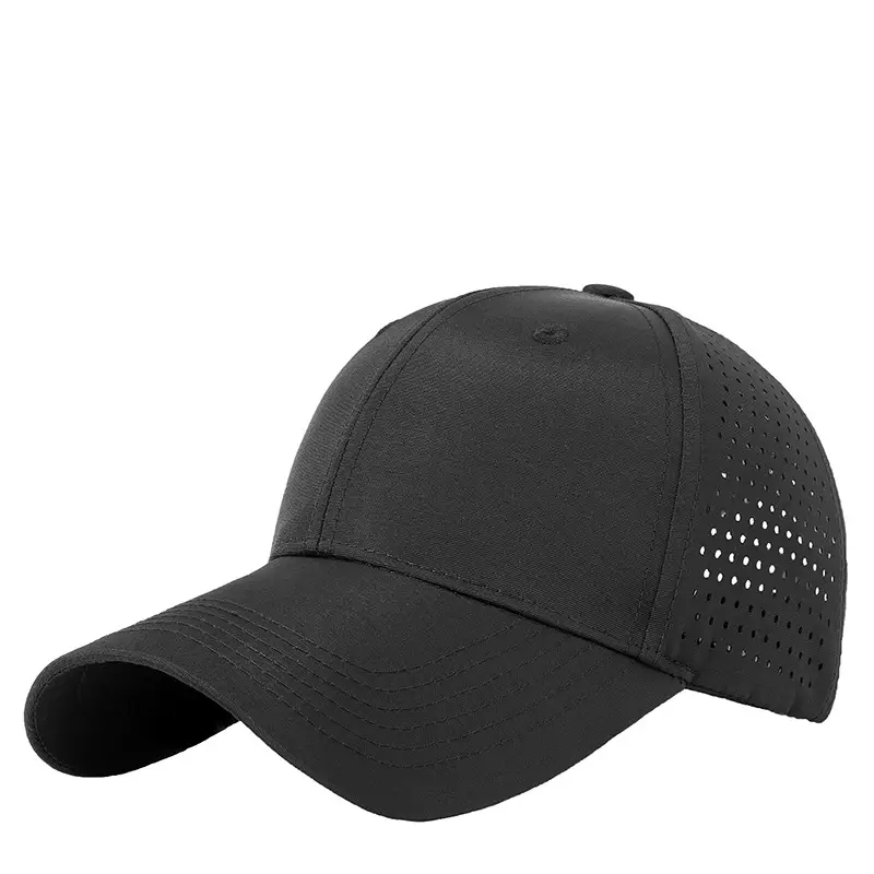 Men Sunscreen Cap Water Repellent Quick Dry Light Gray - Image 11