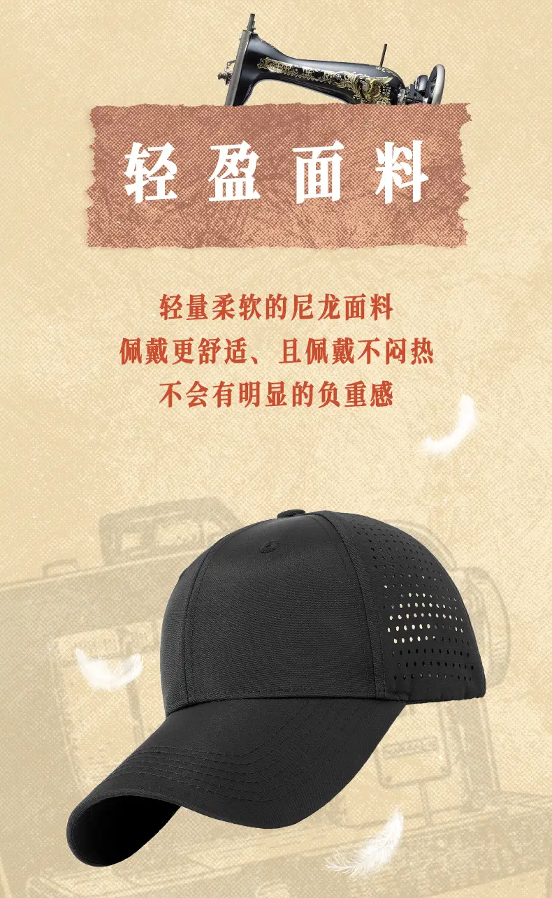 Men Sunscreen Cap Water Repellent Quick Dry Light Gray — feature 14