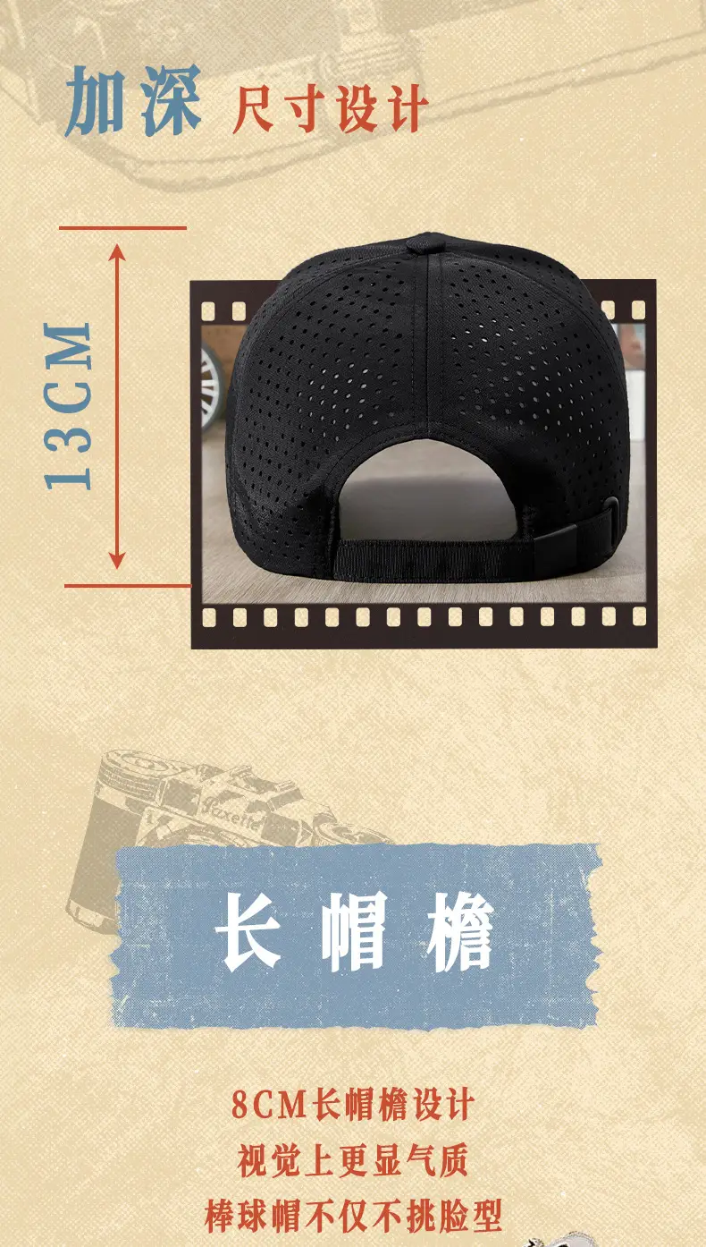 Men Sunscreen Cap Water Repellent Quick Dry Light Gray — feature 15