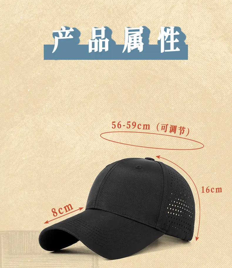 Men Sunscreen Cap Water Repellent Quick Dry Light Gray — feature 19