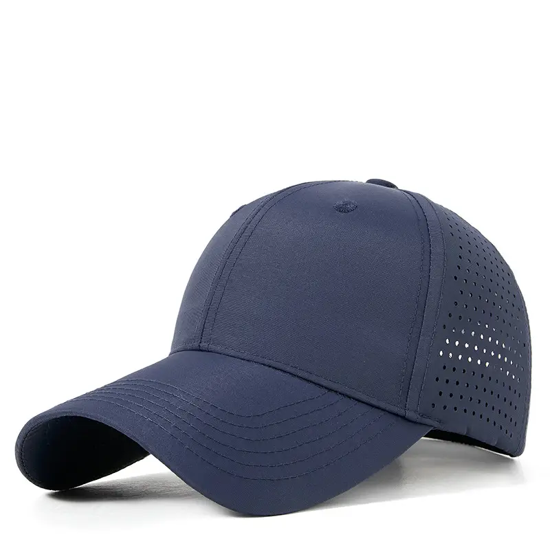 Men Sunscreen Cap Water Repellent Quick Dry Light Gray - Image 3