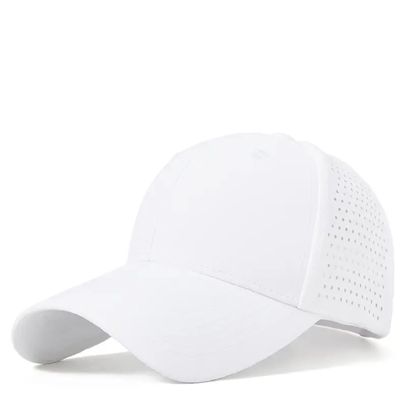Men Sunscreen Cap Water Repellent Quick Dry Light Gray - Image 6