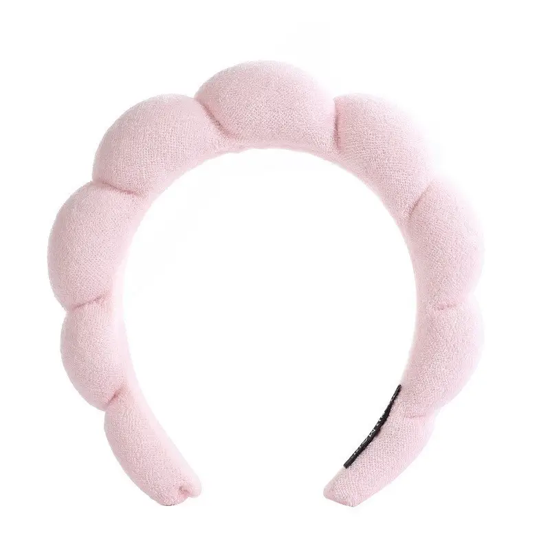 Women's Washable Headband Set Pink Blue Wrist Accessories - Image 2