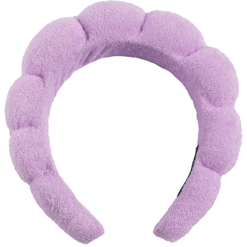 Women's Washable Headband Set Pink Blue Wrist Accessories - Image 3