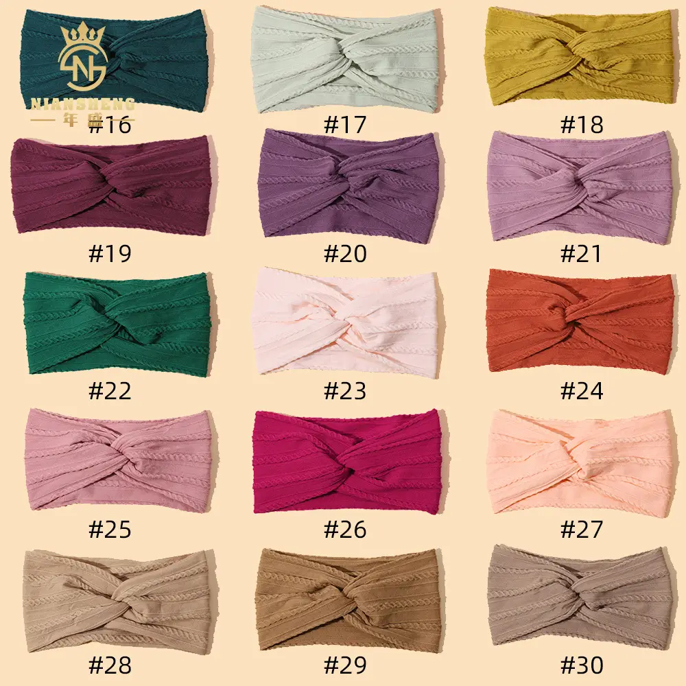 Light Blue Cross Headband for Women's Hair Accessories — feature 2