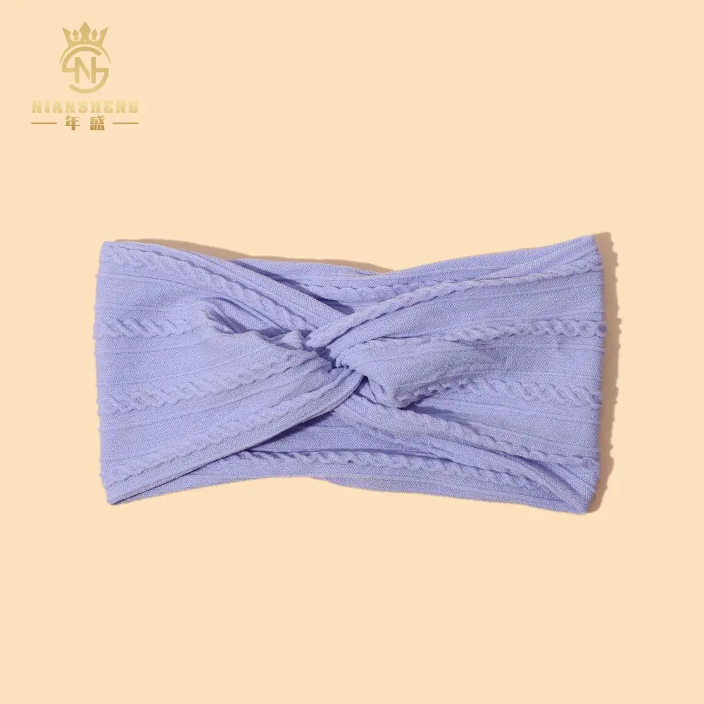 Light Blue Cross Headband for Women's Hair Accessories - Image 13