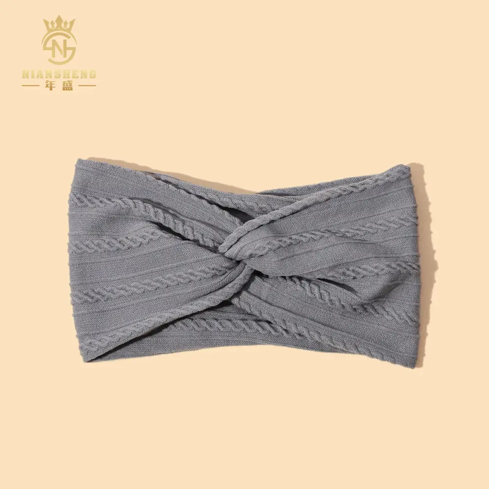 Light Blue Cross Headband for Women's Hair Accessories - Image 15