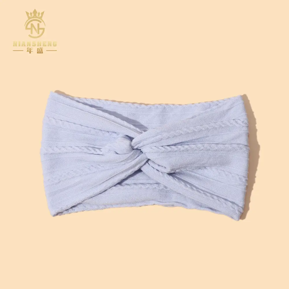 Light Blue Cross Headband for Women's Hair Accessories - Image 40