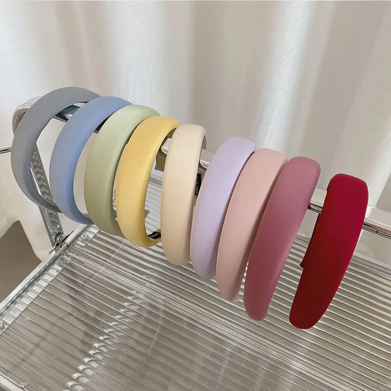 Satin Sponge Headband for Women 2025 New Summer Outing - Image 14