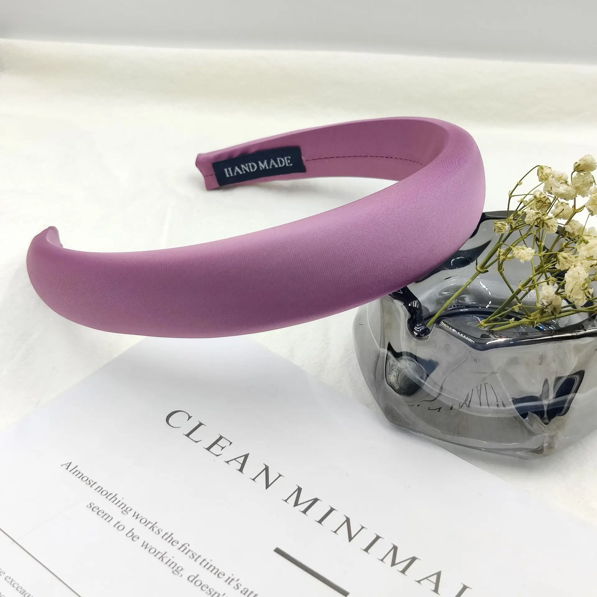Satin Sponge Headband for Women 2025 New Summer Outing - Image 12