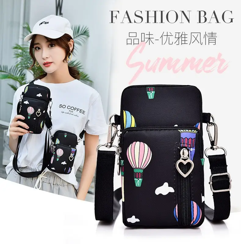 Women's Printed Hot Air Balloon Crossbody Bag — feature 1