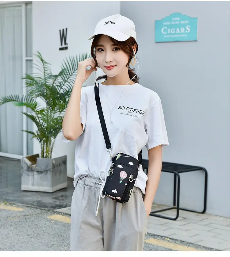 Women's Printed Hot Air Balloon Crossbody Bag — feature 21