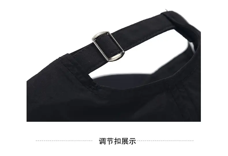 Quick-Drying Baseball Cap Black with Embroidery — feature 9