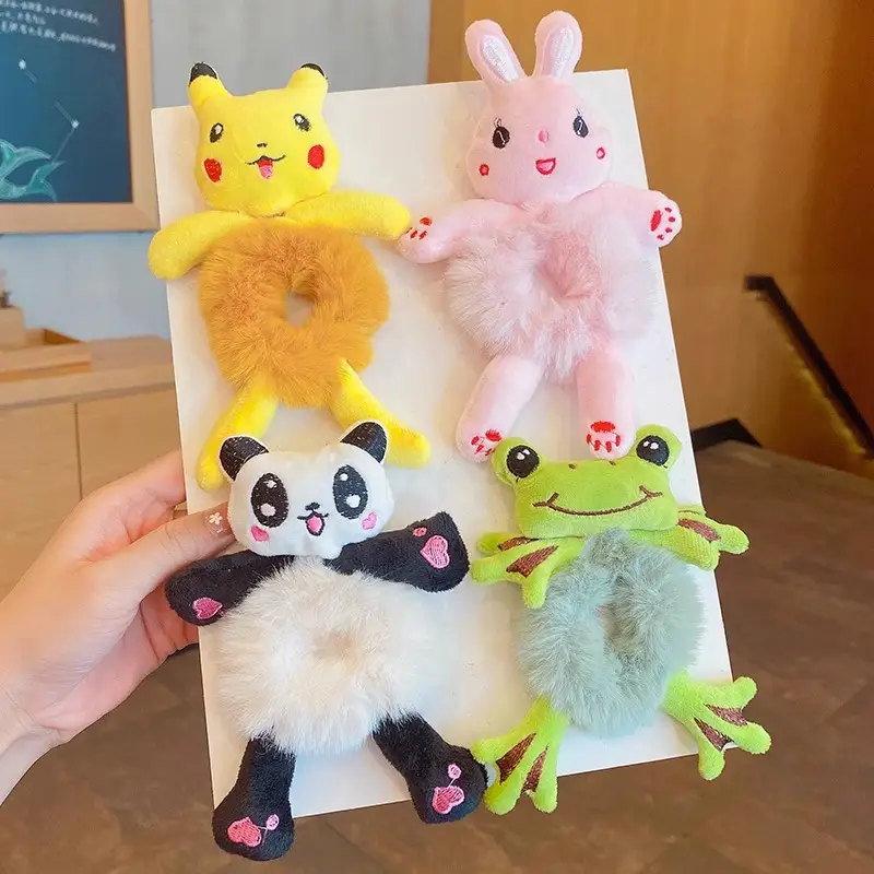 Cute Cartoon Plush Cow Hair Band for Kids