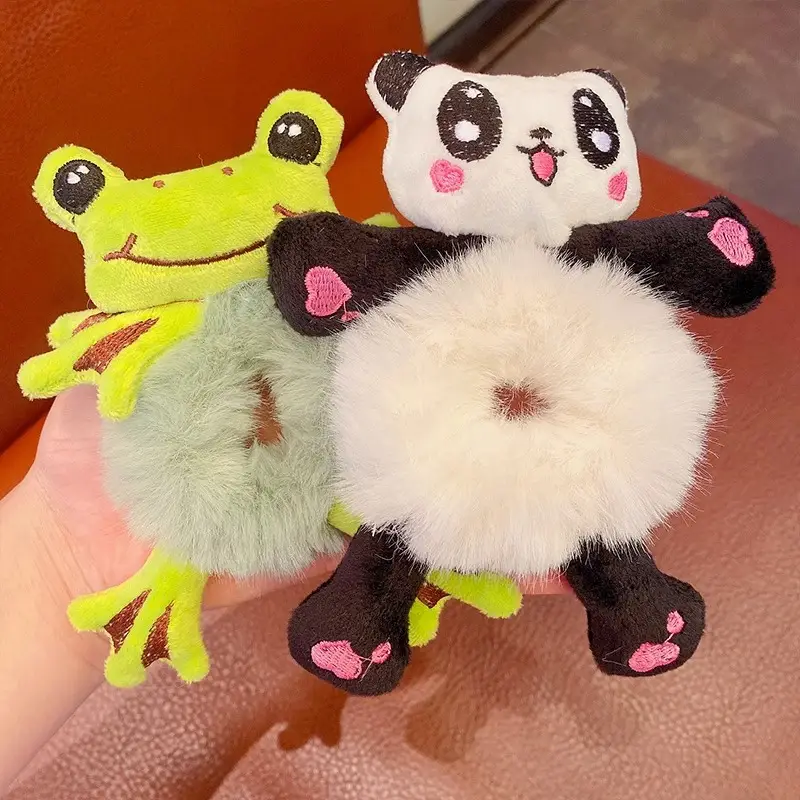 Cute Cartoon Plush Cow Hair Band for Kids